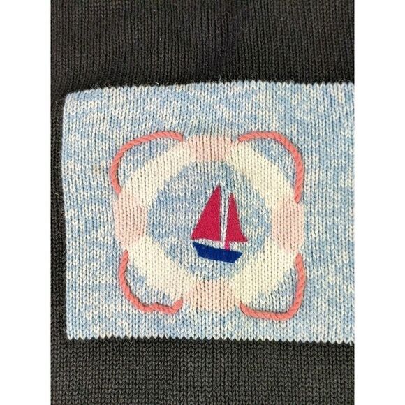 Storybook Knits Cardigan Sweater Tropical Beach Grannycore Grandmacore - Picture 9 of 12